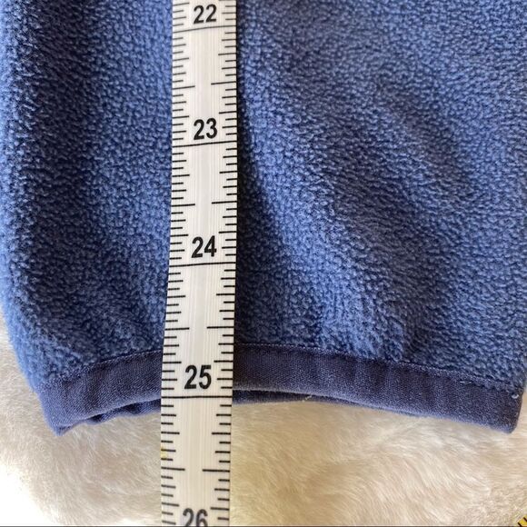 Columbia 2 Tone Blue 4 Snap Neck Fleece Pullover Size Large - Picture 11 of 11
